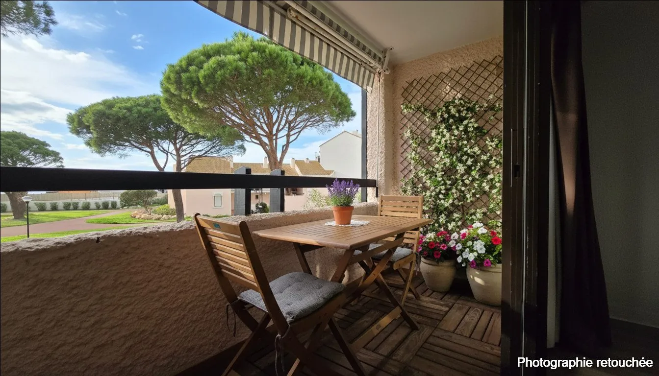 Appartement de 28m² avec terrasse et vue au Barcarès - Investissement et vacances 