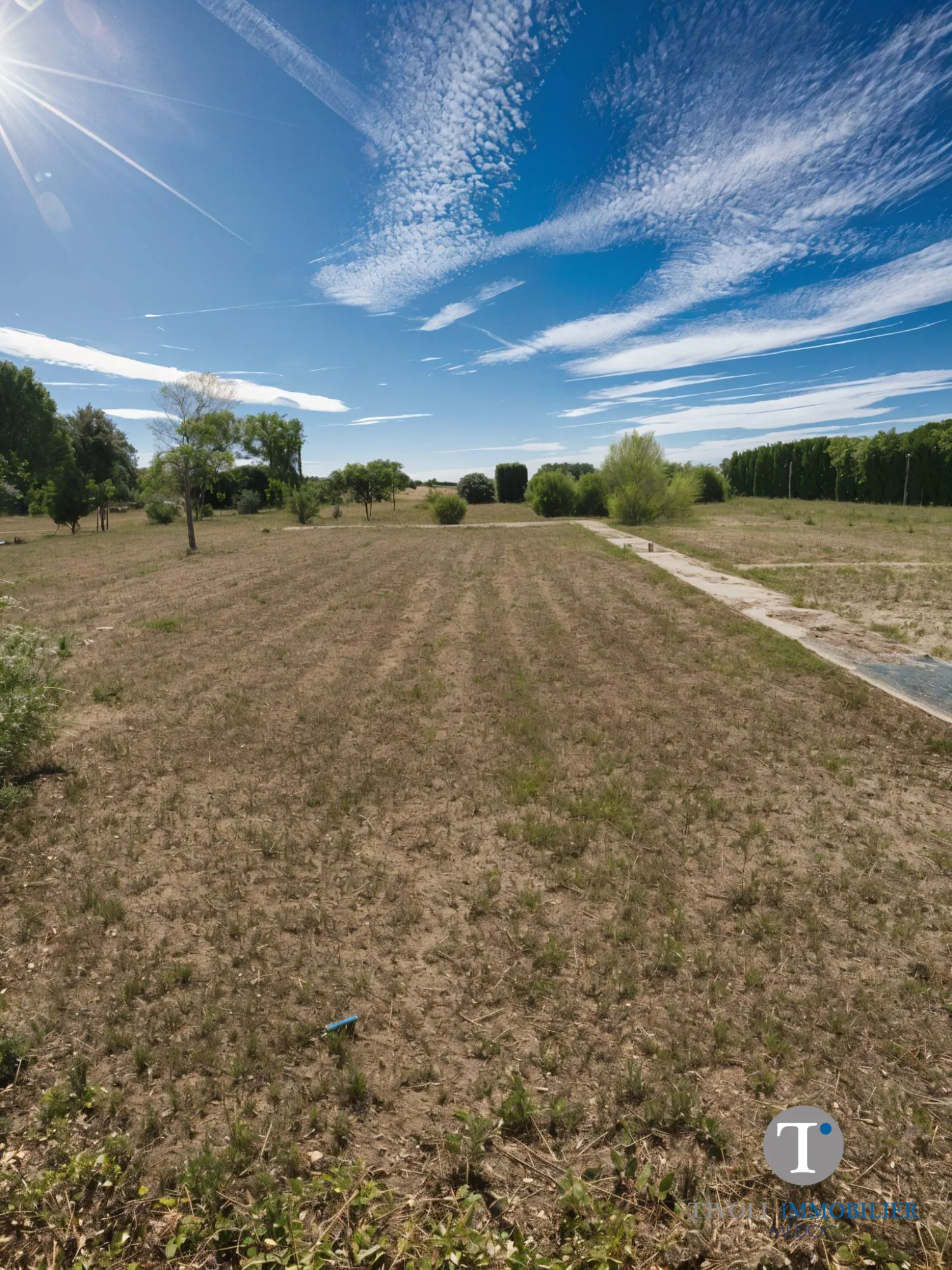 Terrain constructible de 3526 m² à Saint-Seurin-de-Cadourne avec permis en place