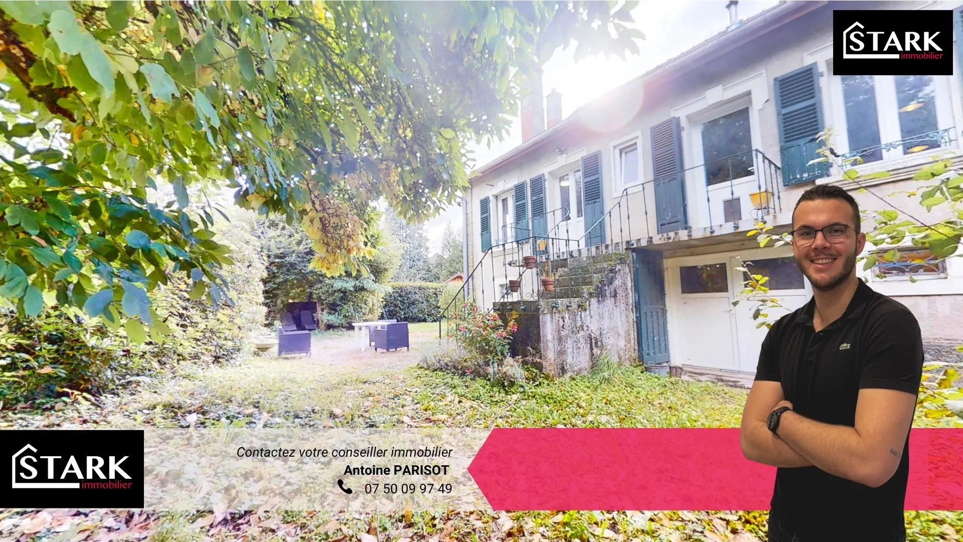 Grand ensemble immobilier à Ronchamp avec maison principale et annexe, terrain de 3168 m²