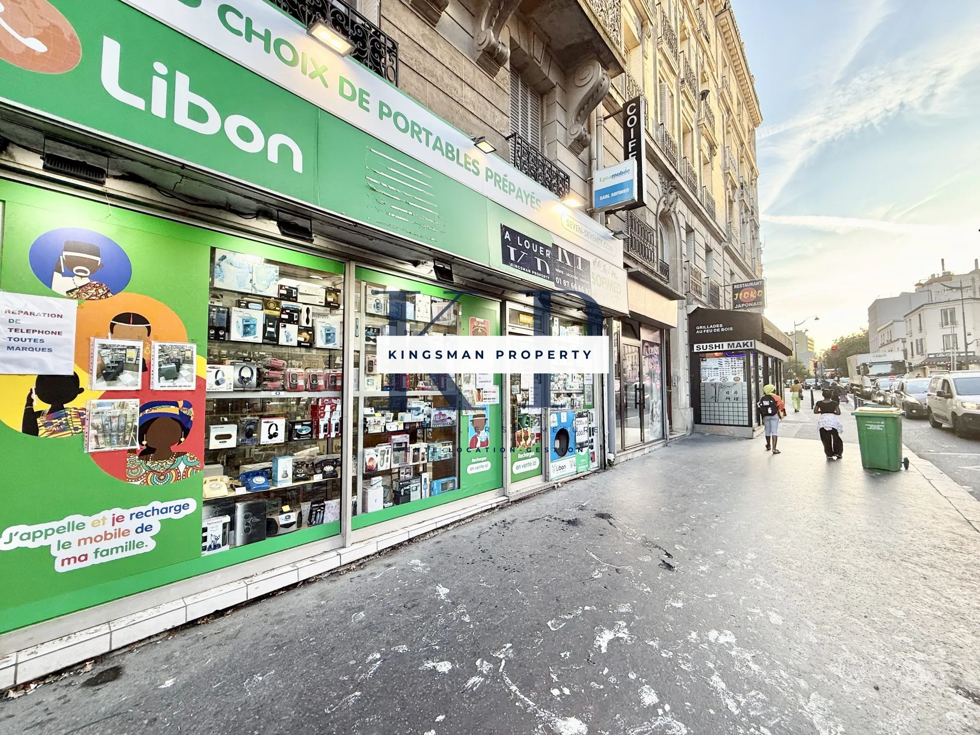 Local commercial avec appartement à Porte des Lilas, Paris 20e 