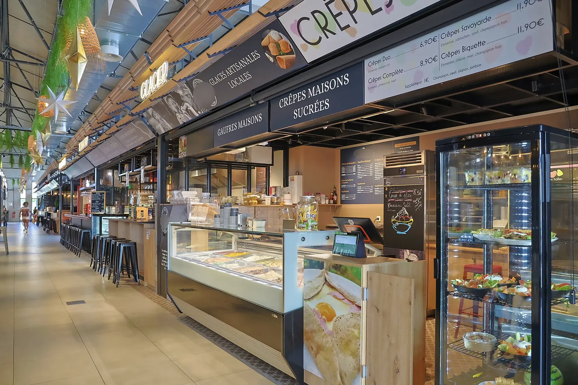 Fonds de commerce restauration équipé à La Crau dans les Halles Milona