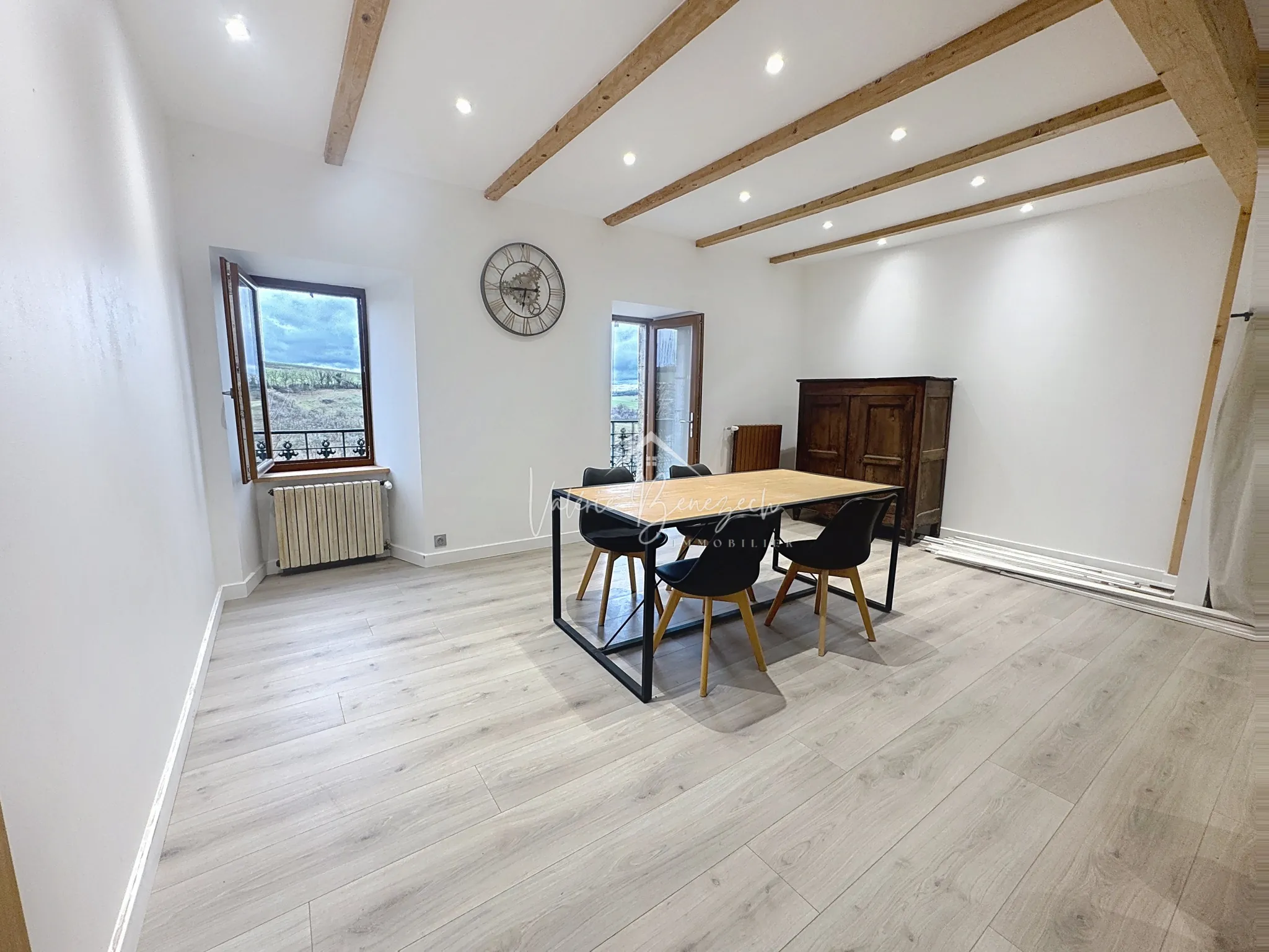 Belle maison de village T4 rénovée avec grand terrain à Boussac près de Saint-Affrique 