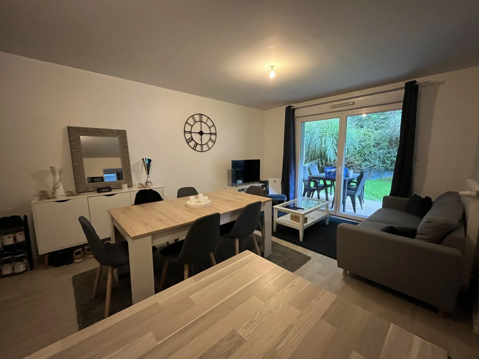 A vendre appartement T3 en rez-de-jardin avec terrasse à Quimper – Résidence sécurisée