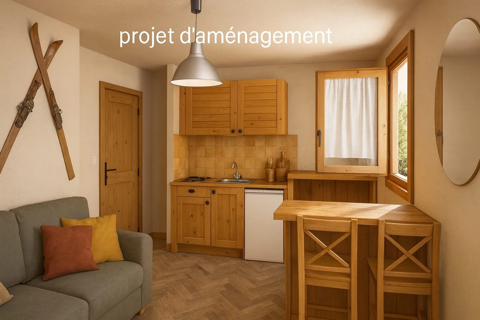 Studio à vendre à Les Angles proche commerces et navette