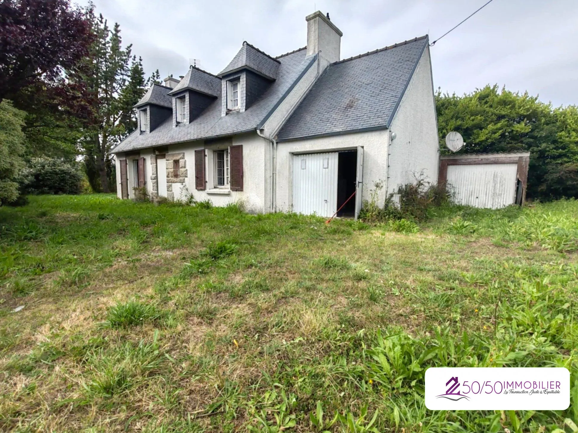 Maison individuelle à vendre à Plouescat - Résidence calme avec grand terrain