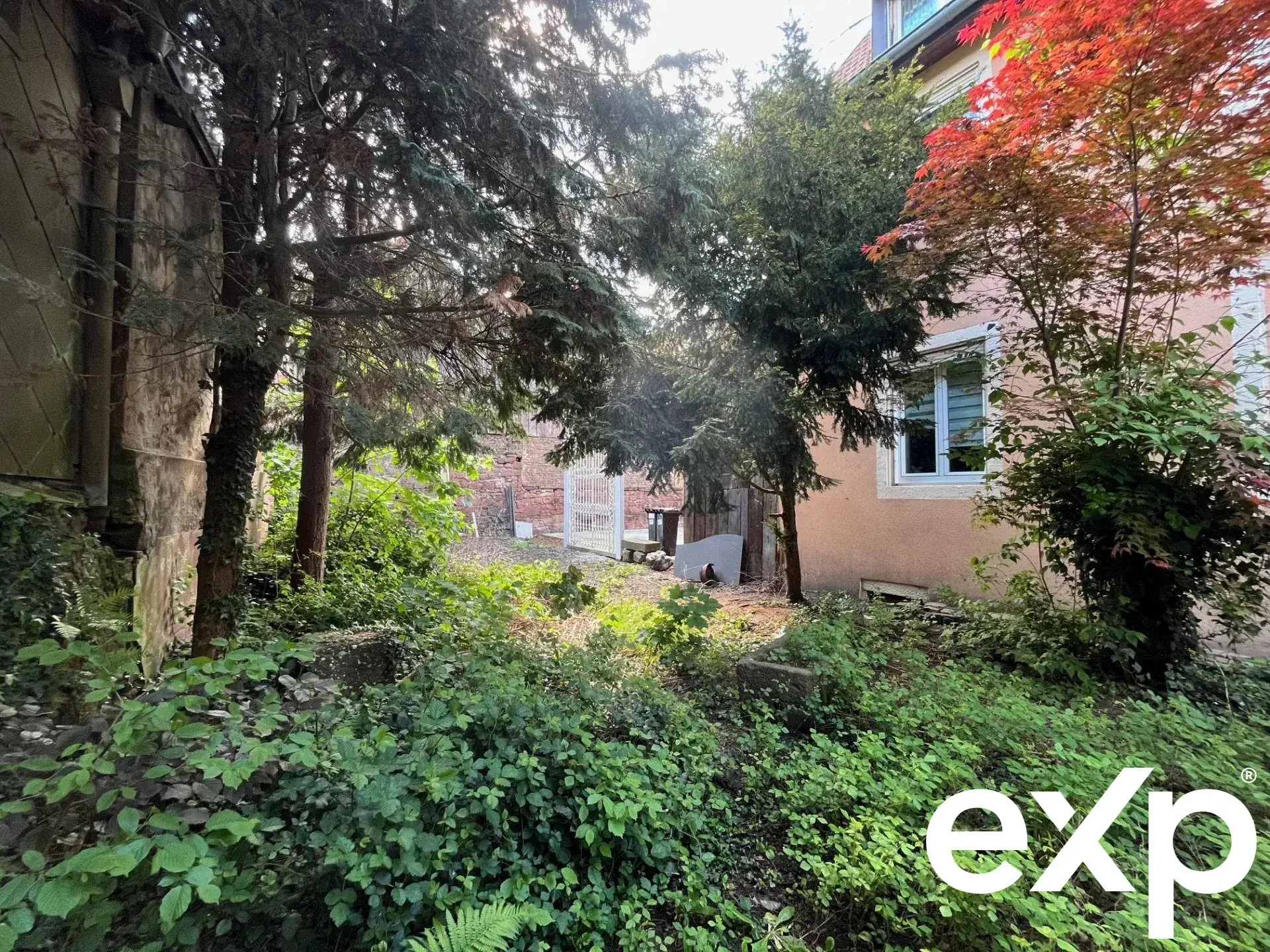 Immeuble de rapport à vendre à Guebwiller, centre-ville avec local commercial et jardin 