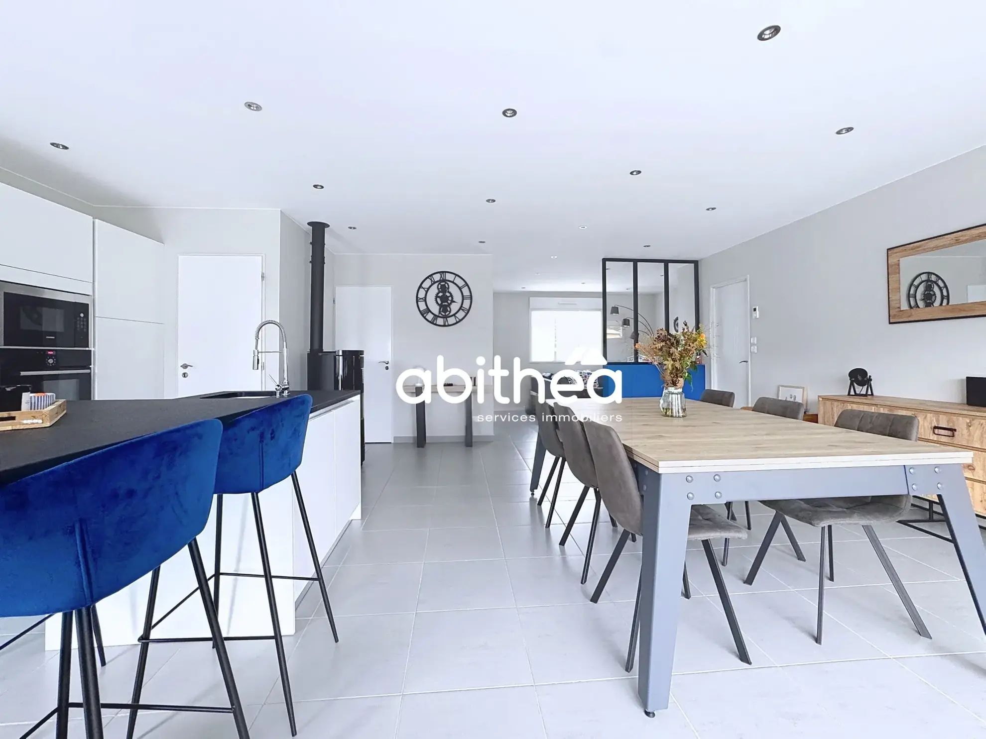 Belle maison de plain-pied avec terrasse et jardin à Sallaumines