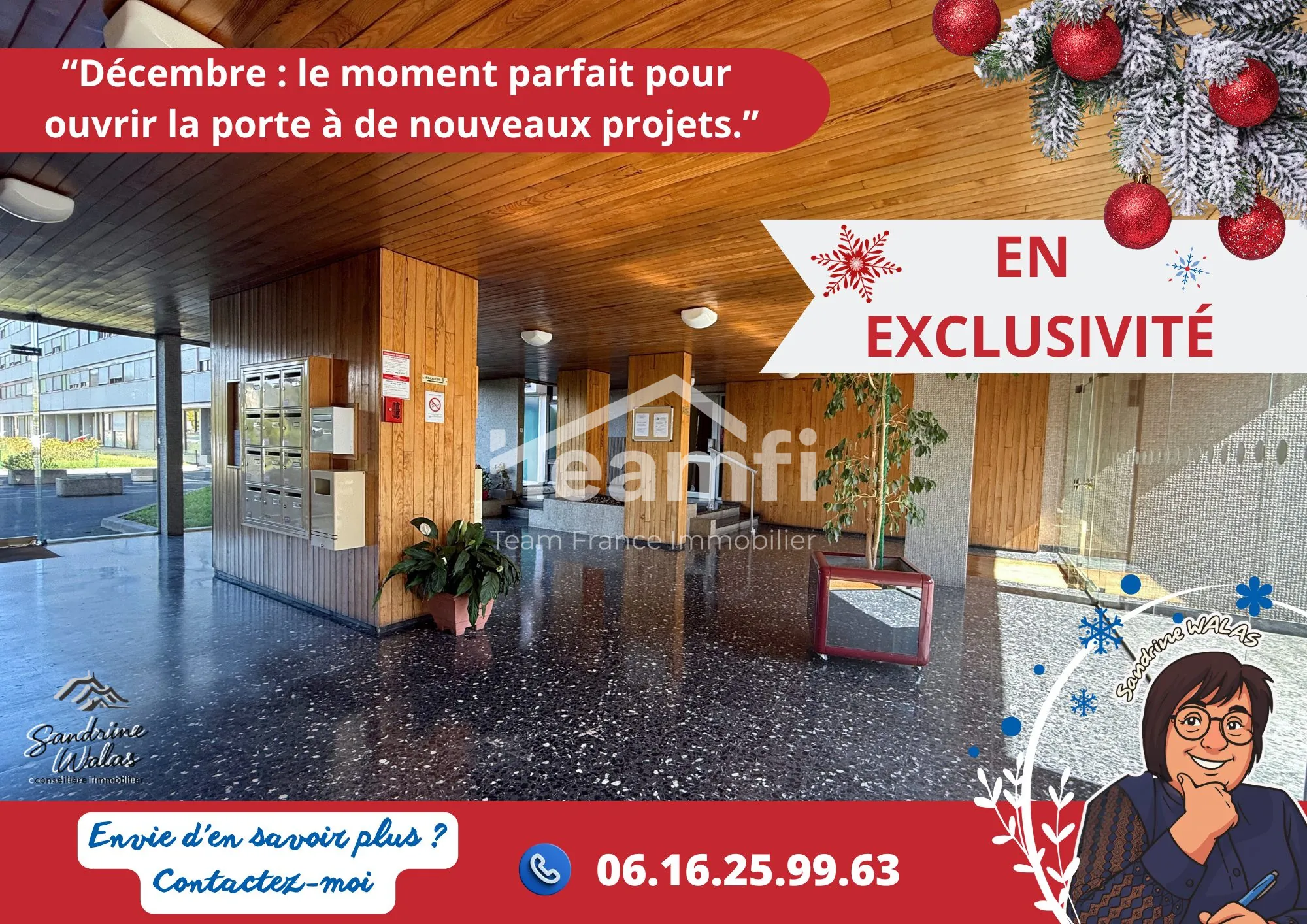 Appartement T5 lumineux de 105 m² avec loggia dans le Quartier République à Clermont-Ferrand