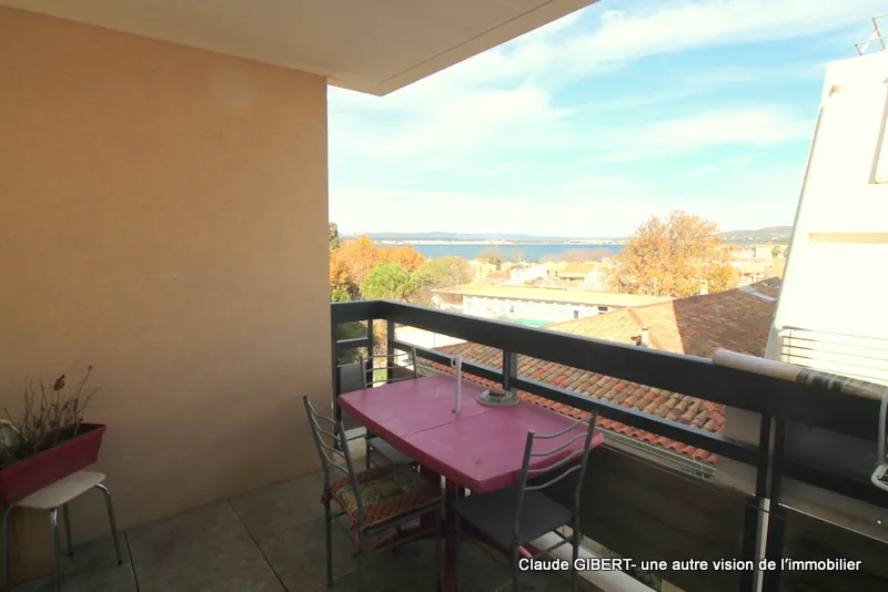 Appartement T2 avec terrasse et vue sur l'étang de Thau à Sète 