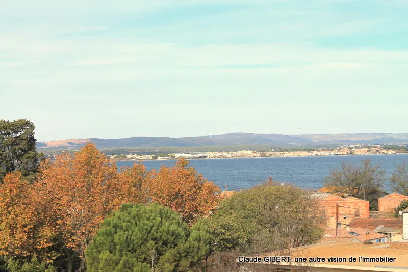 Appartement T2 avec terrasse et vue sur l'étang de Thau à Sète
