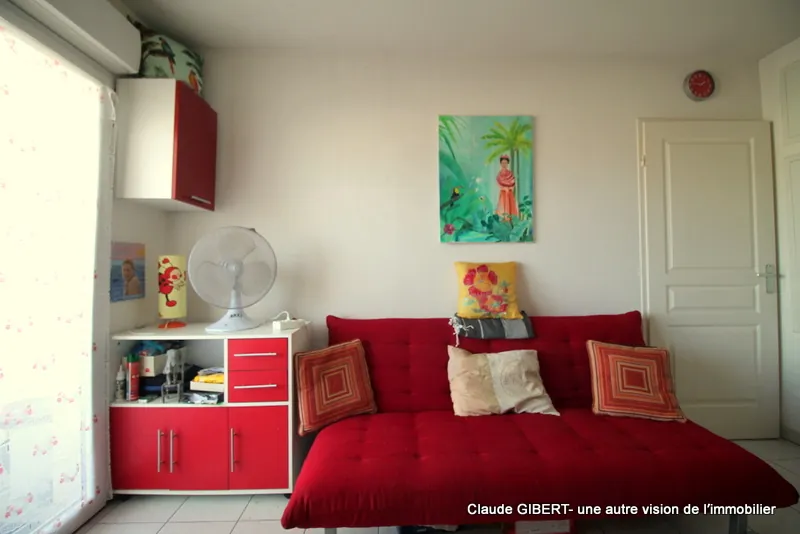 Appartement T2 avec terrasse et vue sur l'étang de Thau à Sète 