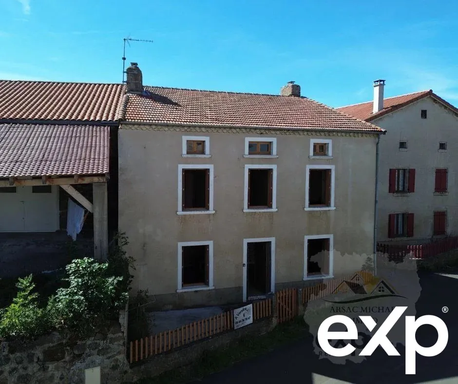 Maison en pierre à rénover à Le Brignon – 125 m² avec potentiel, 67 000 €
