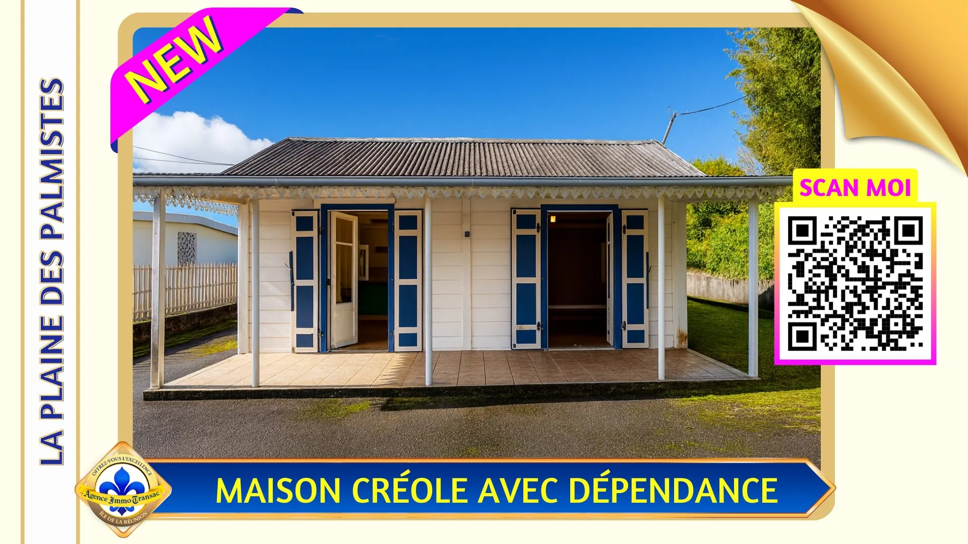 Charmante maison avec dépendance, terrasse et vue montagne à La Plaine des Palmistes