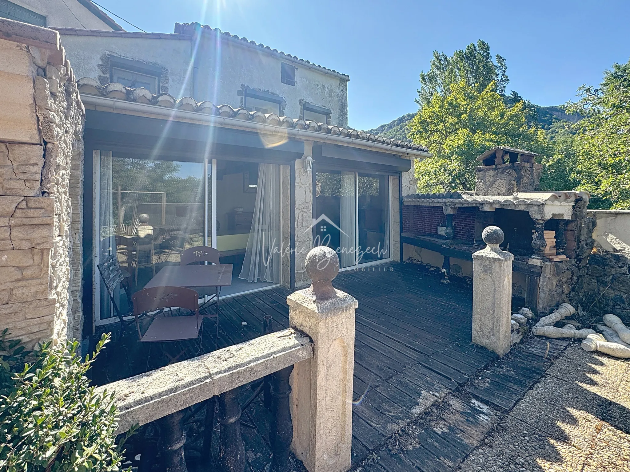 Maison T3 meublée avec jardin à Saint-Paul-des-Fonts 