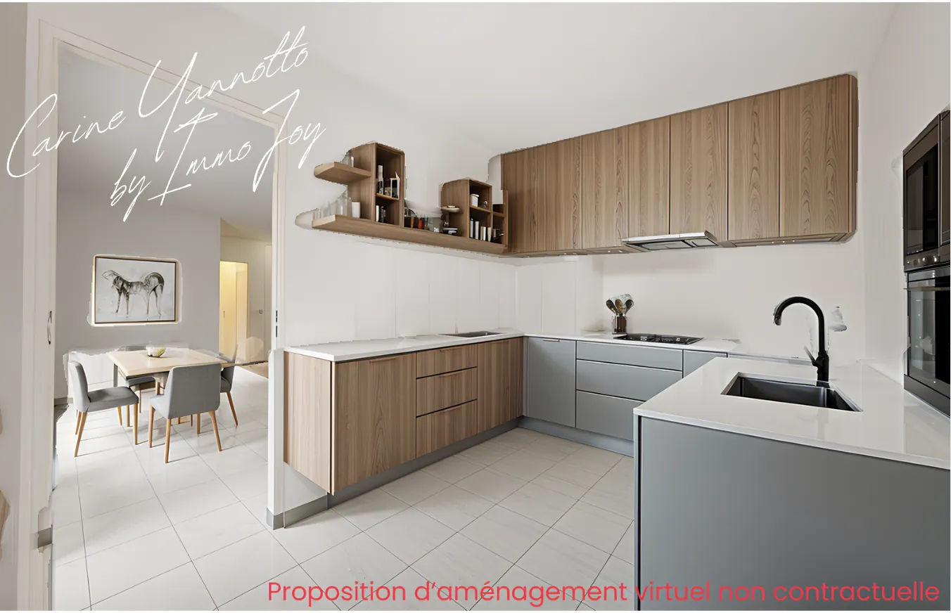 Appartement T3 en rez-de-jardin à vendre à Saint-Geniès-Bellevue, 62 m2 