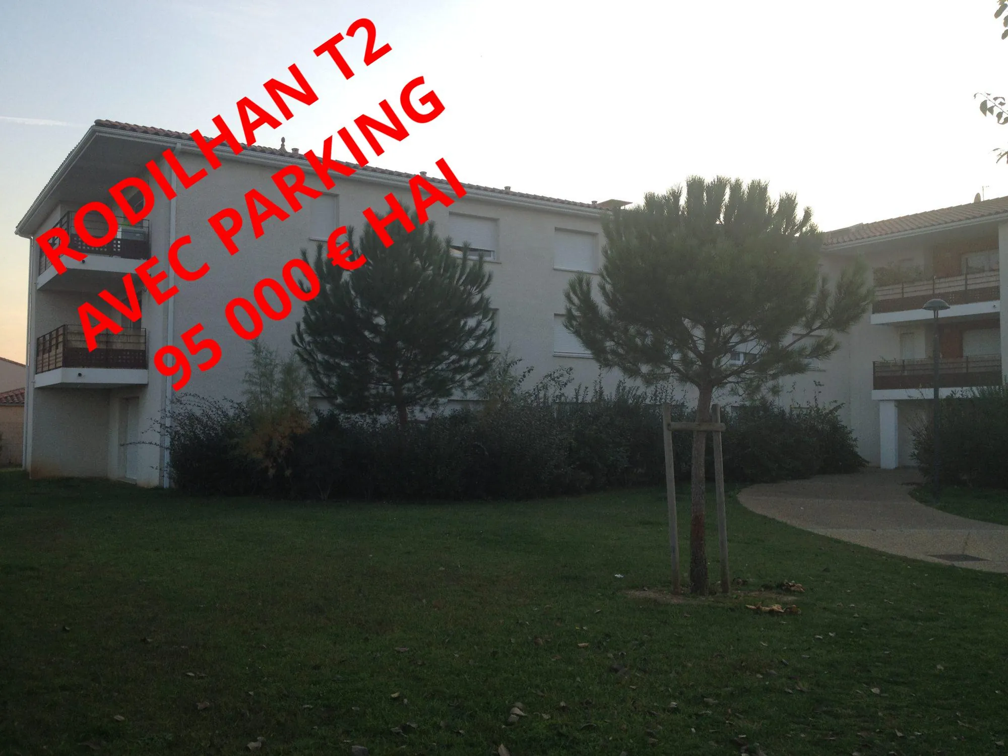 Appartement T2 à vendre à Rodilhan, proche Nîmes, résidence récente avec parking