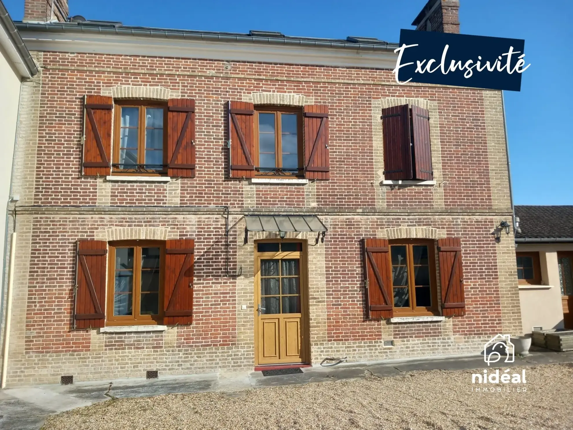 Maison de Maître 3 chambres à Gaillon, centre-ville, élégante et sans travaux 