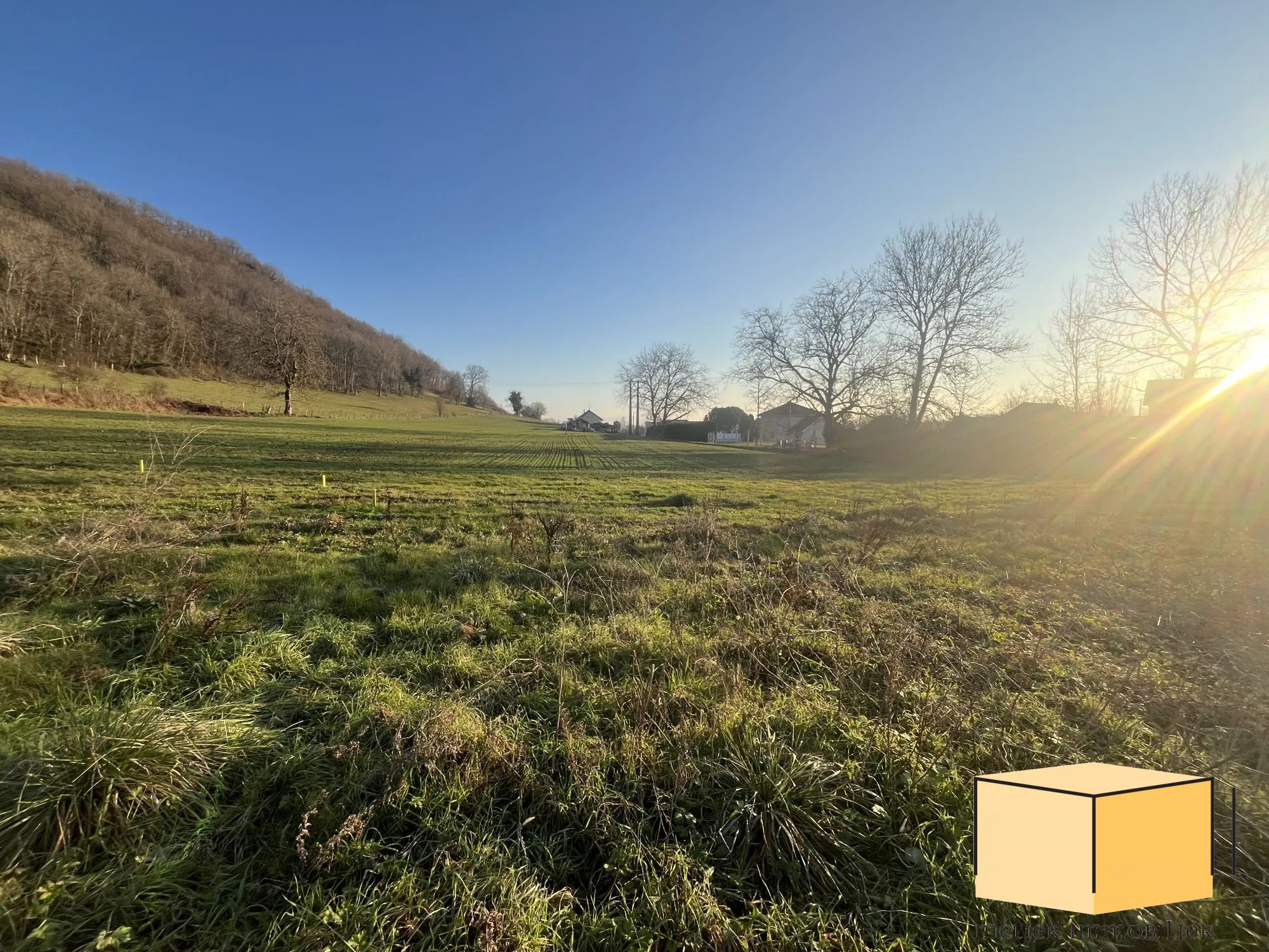 Belle parcelle de 1200 m² à vendre à Belley, terrain viabilisé dans un cadre calme 