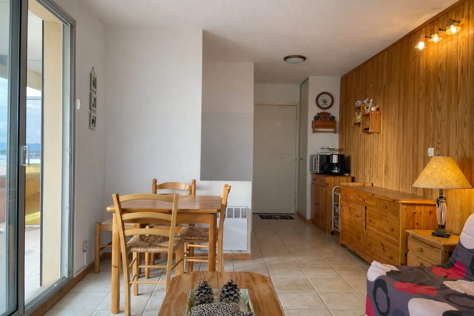 Charmant appartement T1 avec vue exceptionnelle mer et montagnes à Canet-en-Roussillon