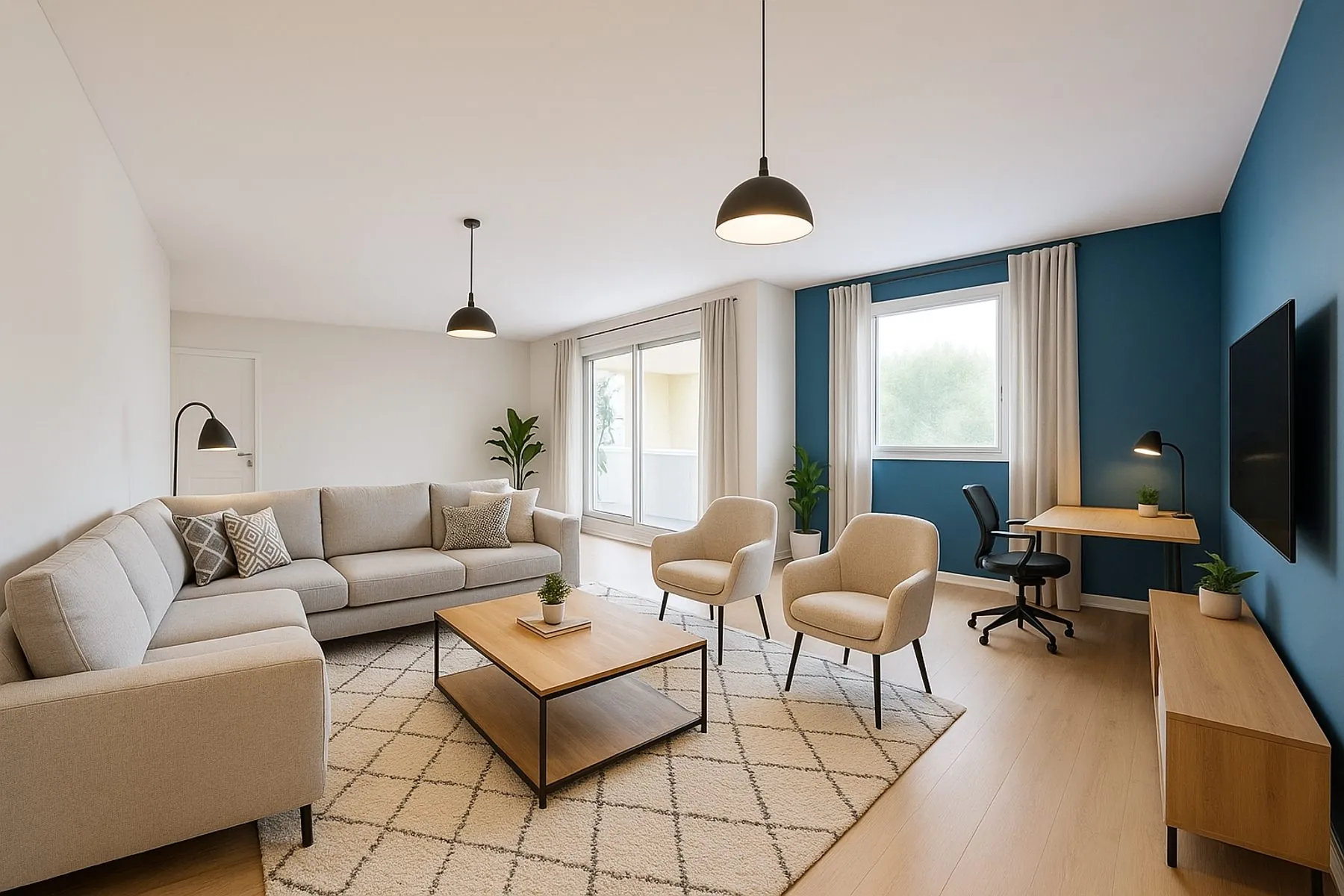 Appartement T4 avec balcon, parking sécurisé et cave à Perpignan