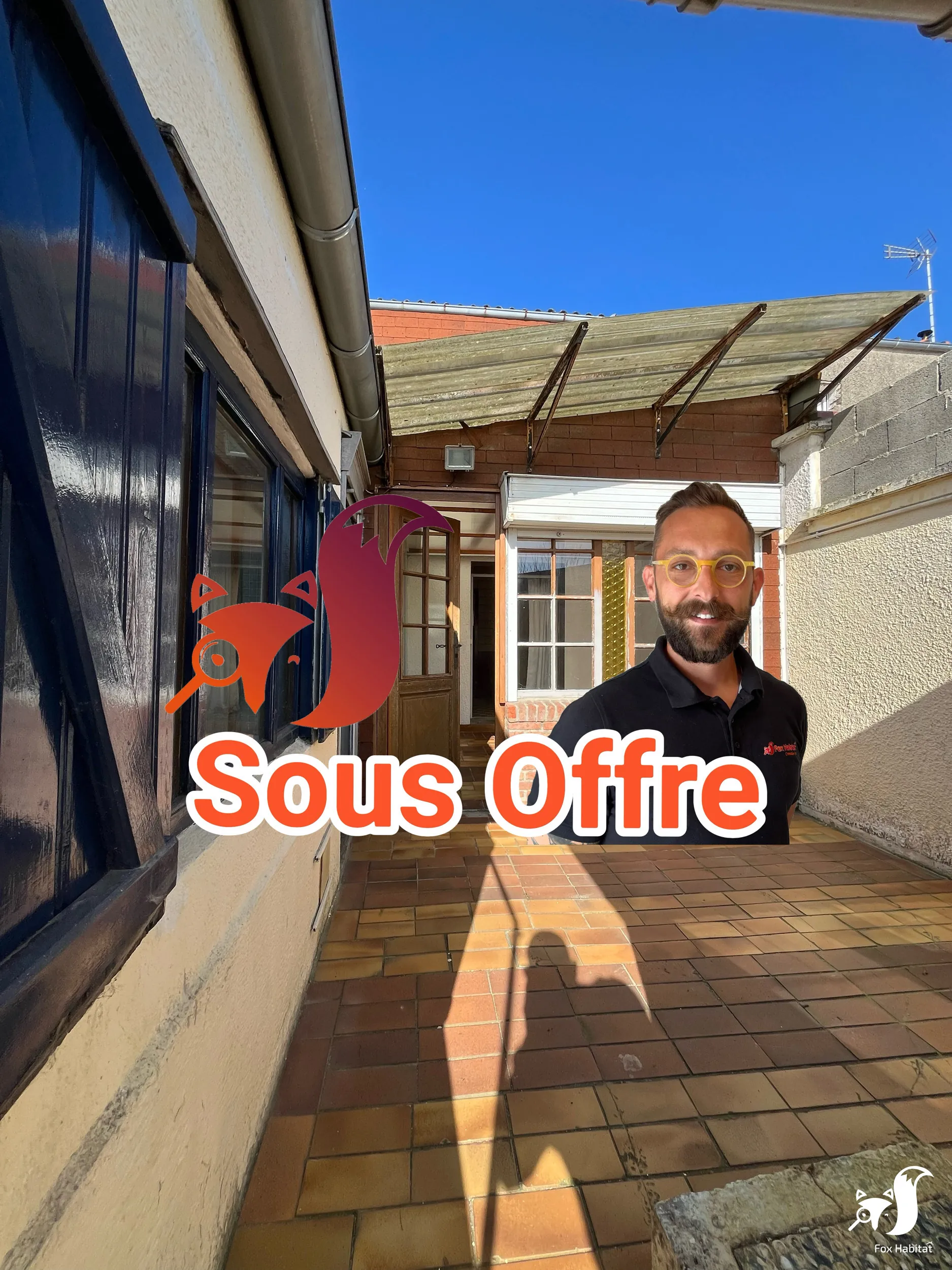 Maison mitoyenne à Cambrai de 100 m² avec jardin et potentiel à découvrir