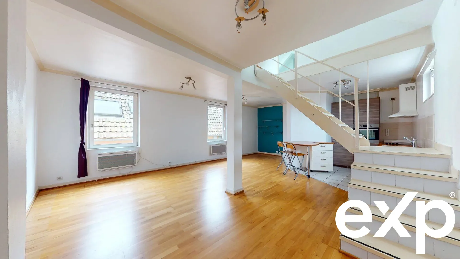 Charmant appartement duplex 2 pièces loué à Schiltigheim, idéal investissement