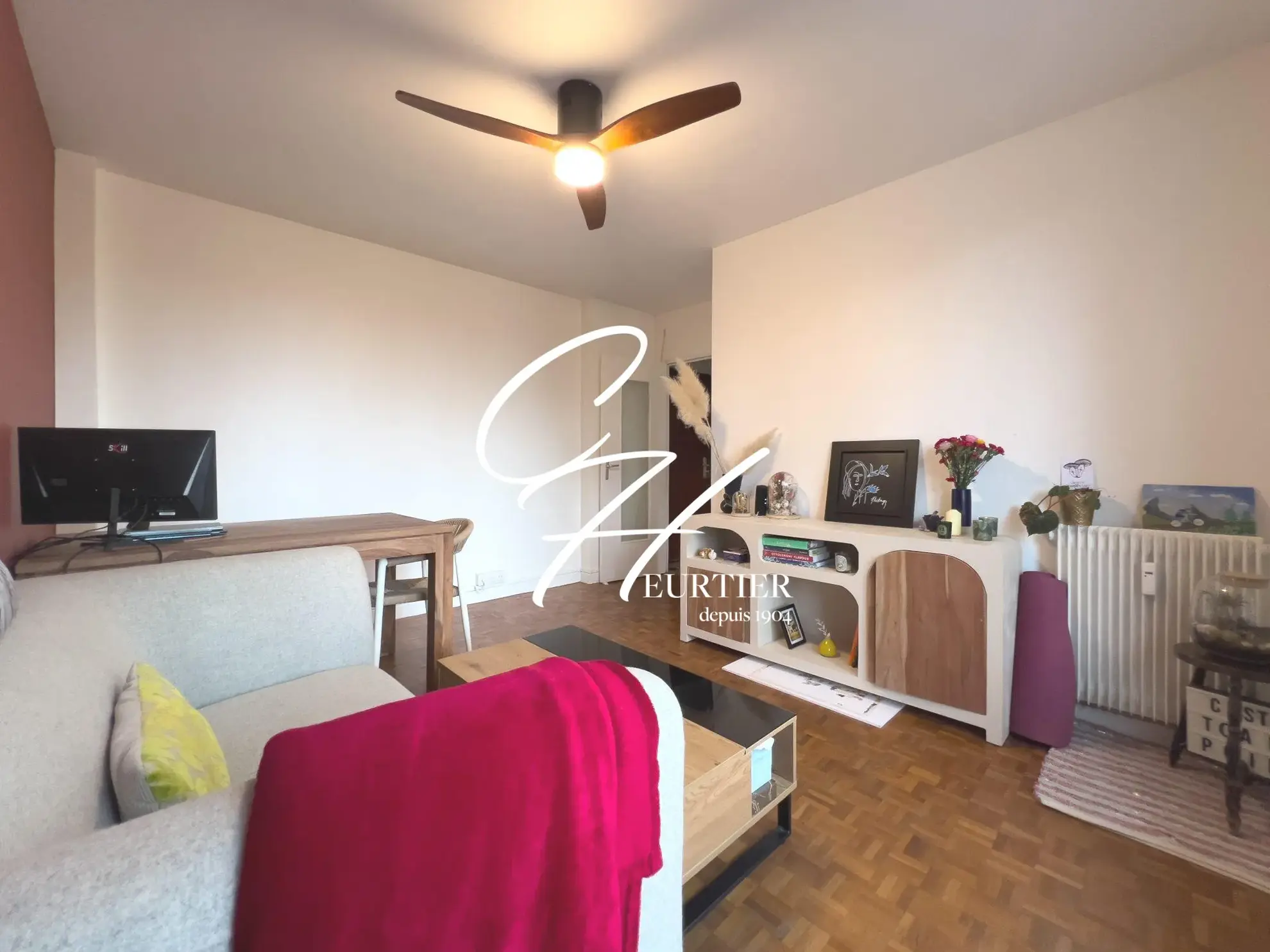 Appartement à vendre à Grenoble - 43 m² rénové avec balcon et cave 