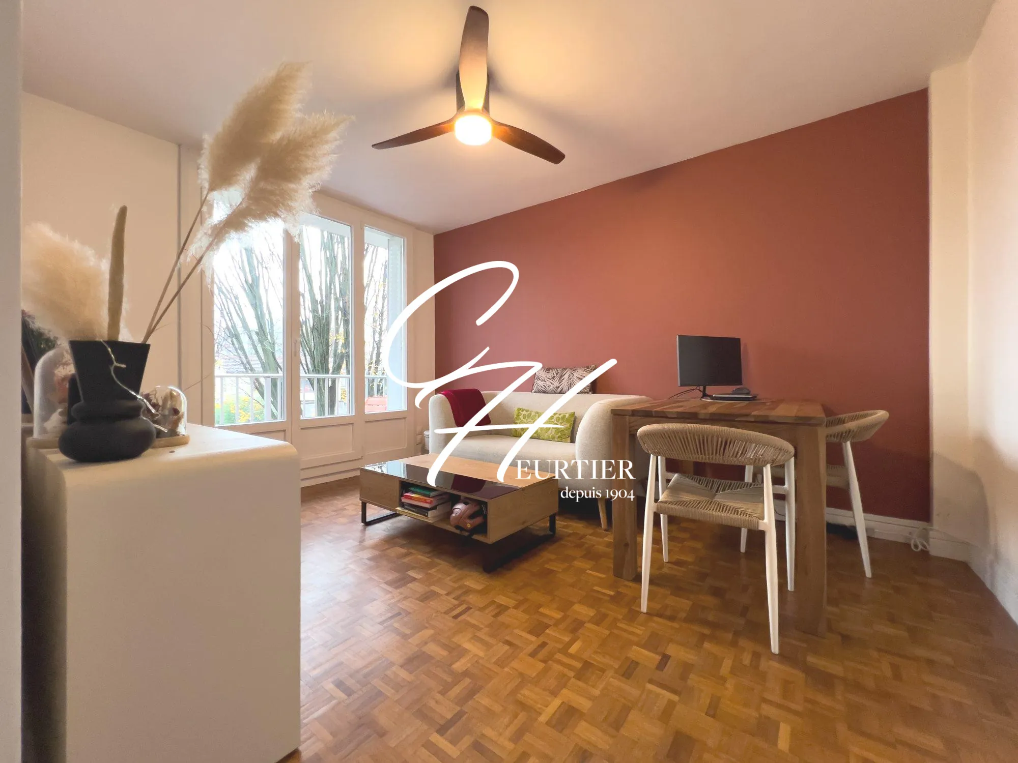 Appartement à vendre à Grenoble - 43 m² rénové avec balcon et cave