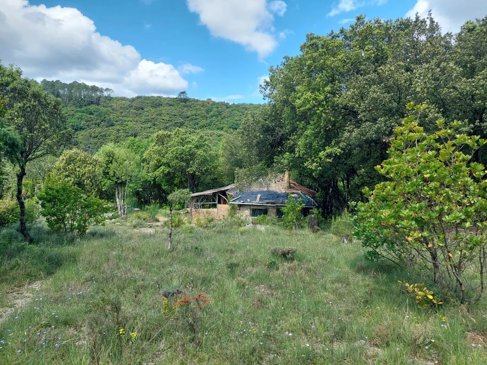 Cabane à rénover au cœur des Cévennes, accès nature à Générargues 