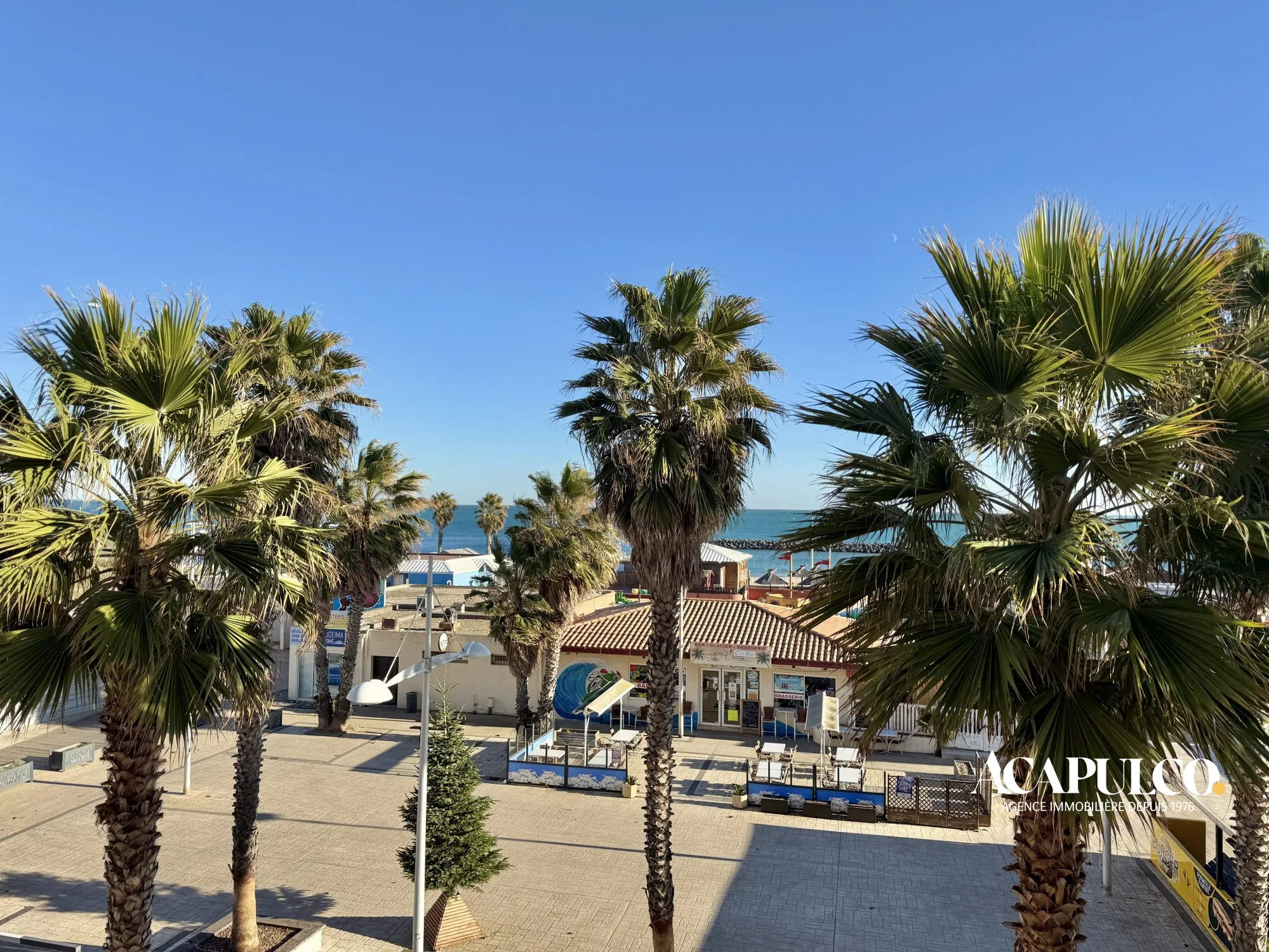 Studio à Cap d'Agde près de la plage du Môle avec loggia et parking privé