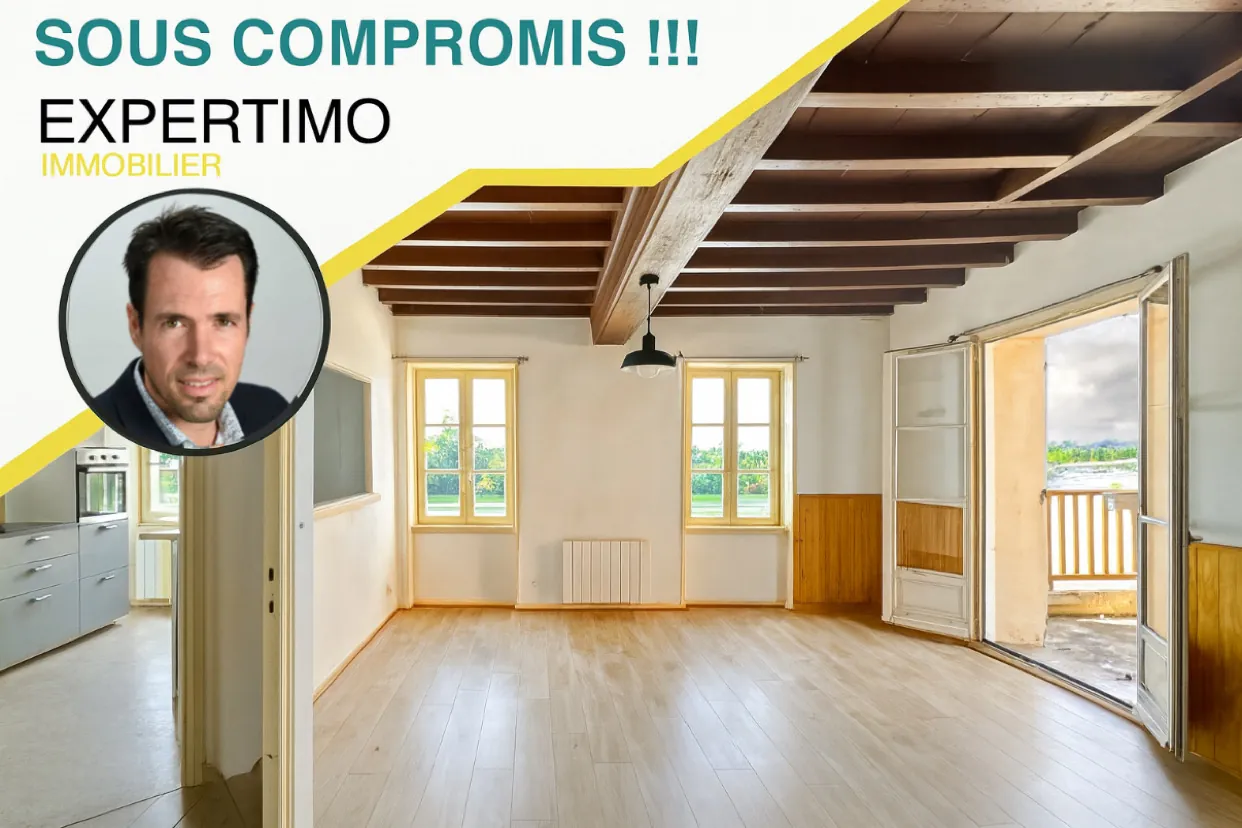 Appartement T3 de 79 m² avec terrasse et vue sur la Saône à Trévoux