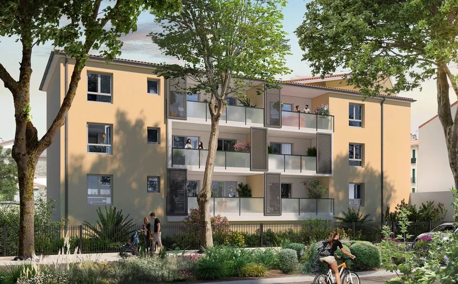 Appartement neuf T2 avec terrasse à Céret en vente - livraison 2024
