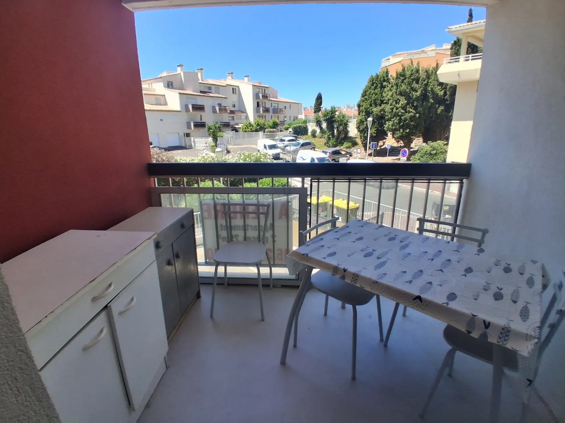 Appartement T2 avec balcon à Cap d'Agde, centre port, résidence sécurisée 