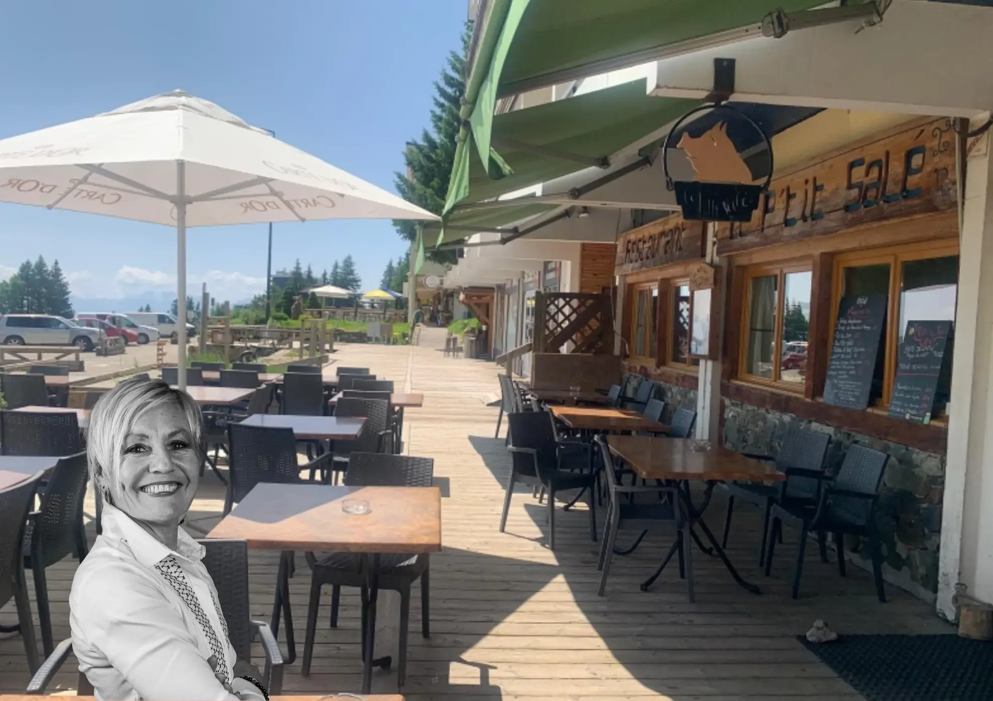 Fonds de commerce bar-restaurant à Chamrousse avec terrasse ensoleillée