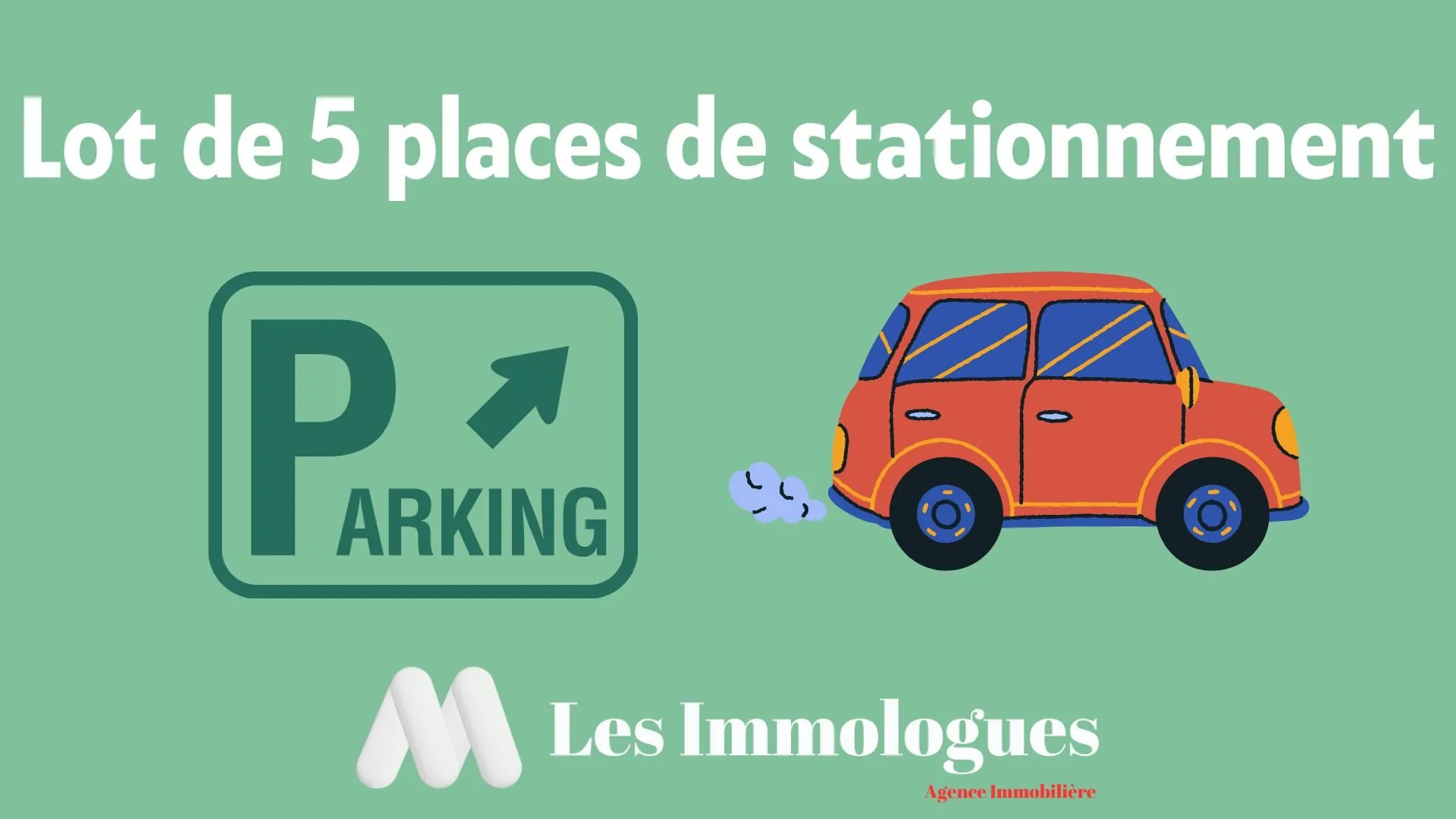 Lot de 5 places de stationnement sécurisées à Nancy / Saint-Max