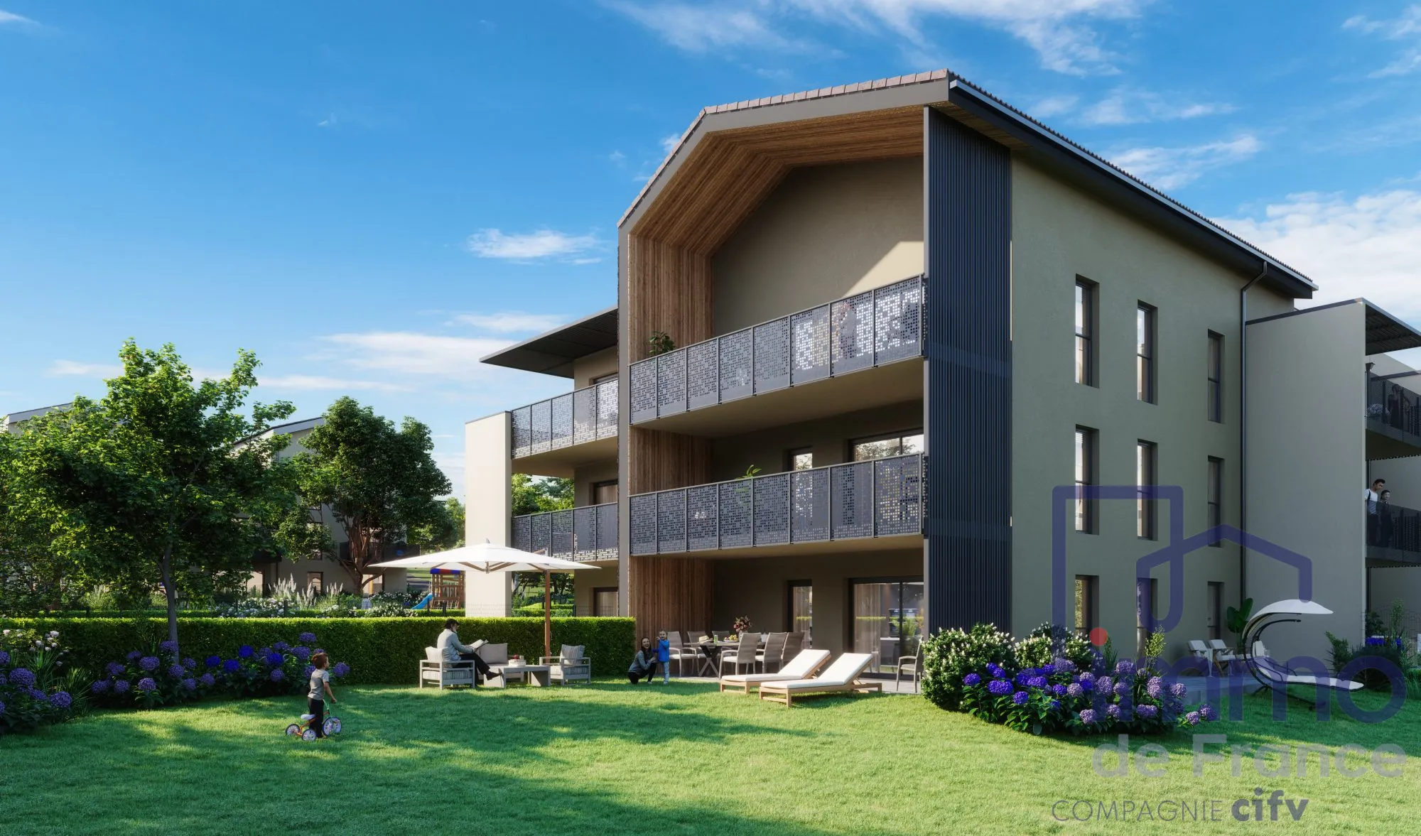 Appartement neuf à Montbrison avec terrasse dans résidence de standing