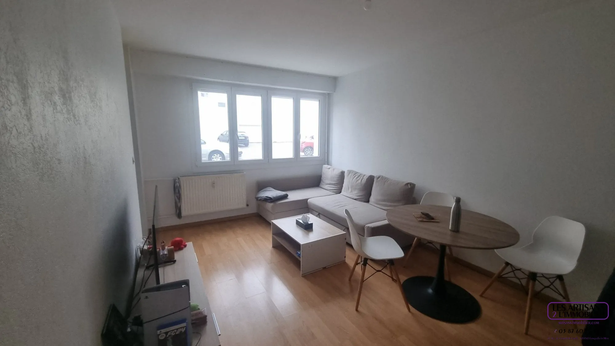 Vente appartement F2 de 46 m² à Metz Sablon avec parking privé et cave