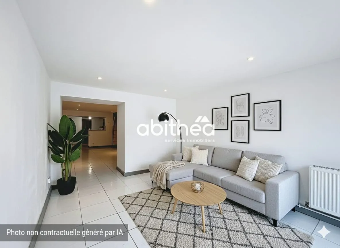 Maison indépendante à Billy-Montigny avec cour, 2 chambres et bureau