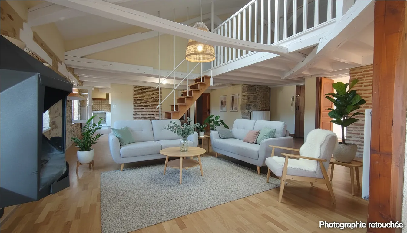 Appartement duplex de 103 m² avec parking au centre de Cahors