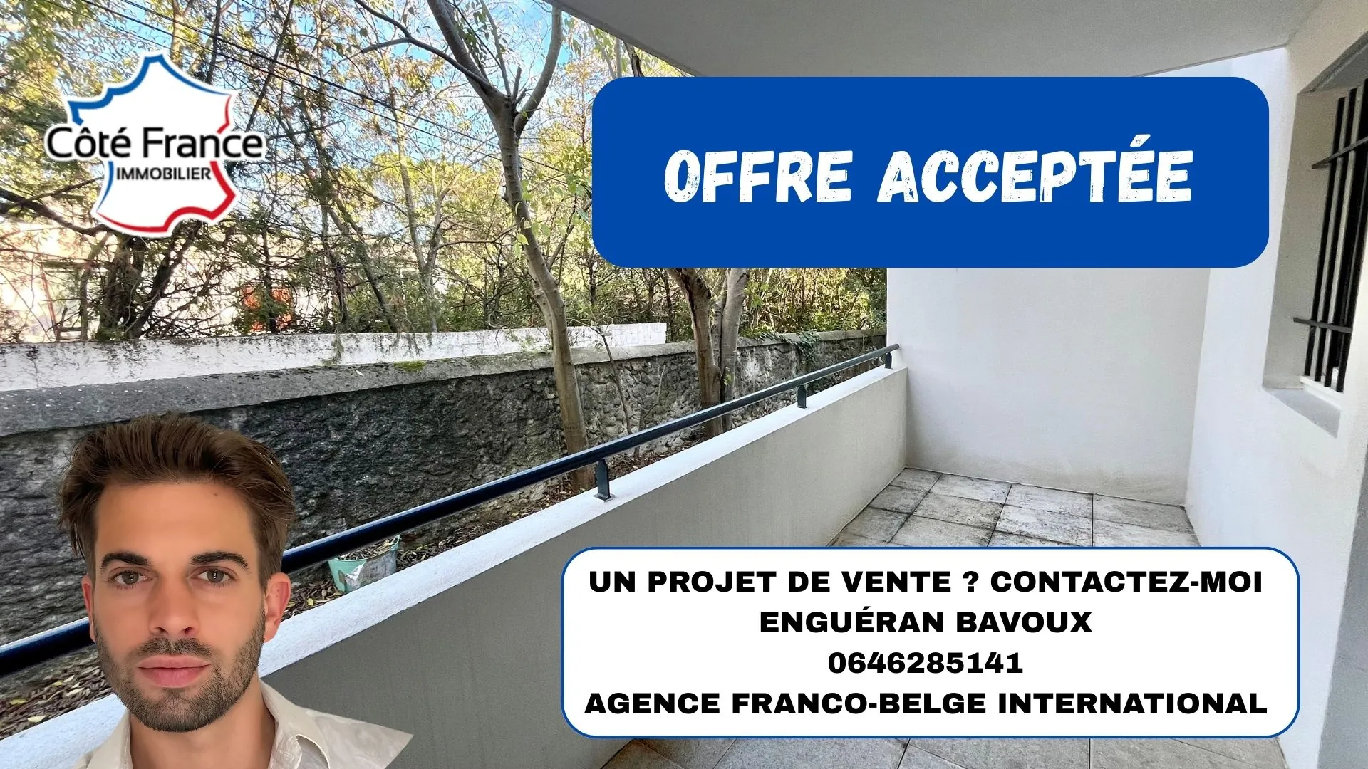 Appartement T2 avec terrasse et box à Montpellier secteur CNRS / Facultés
