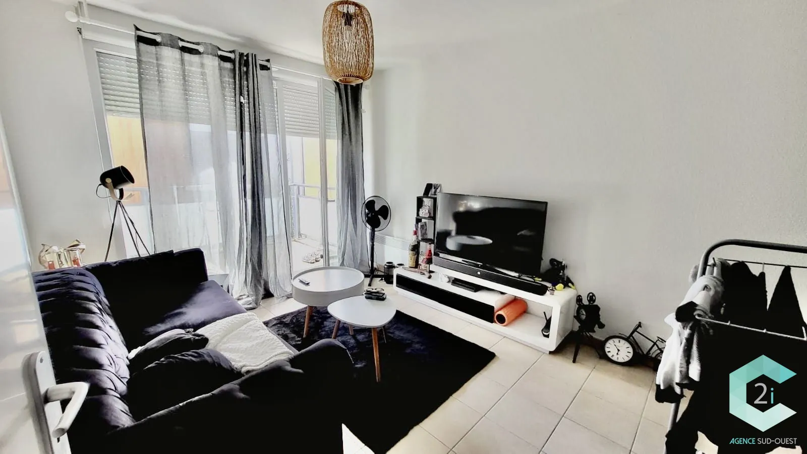 Appartement T2 à Colomiers 31770 avec balcon, parking et locataire en place