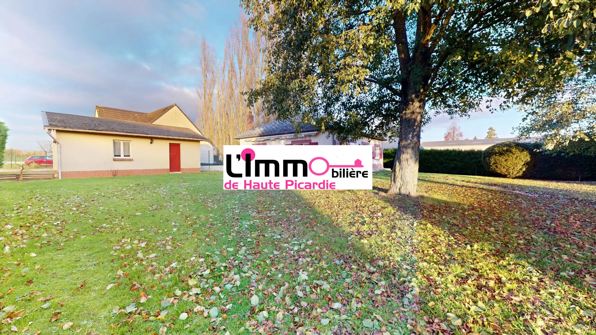 Charmant pavillon de plain-pied avec grand jardin à Chaulnes