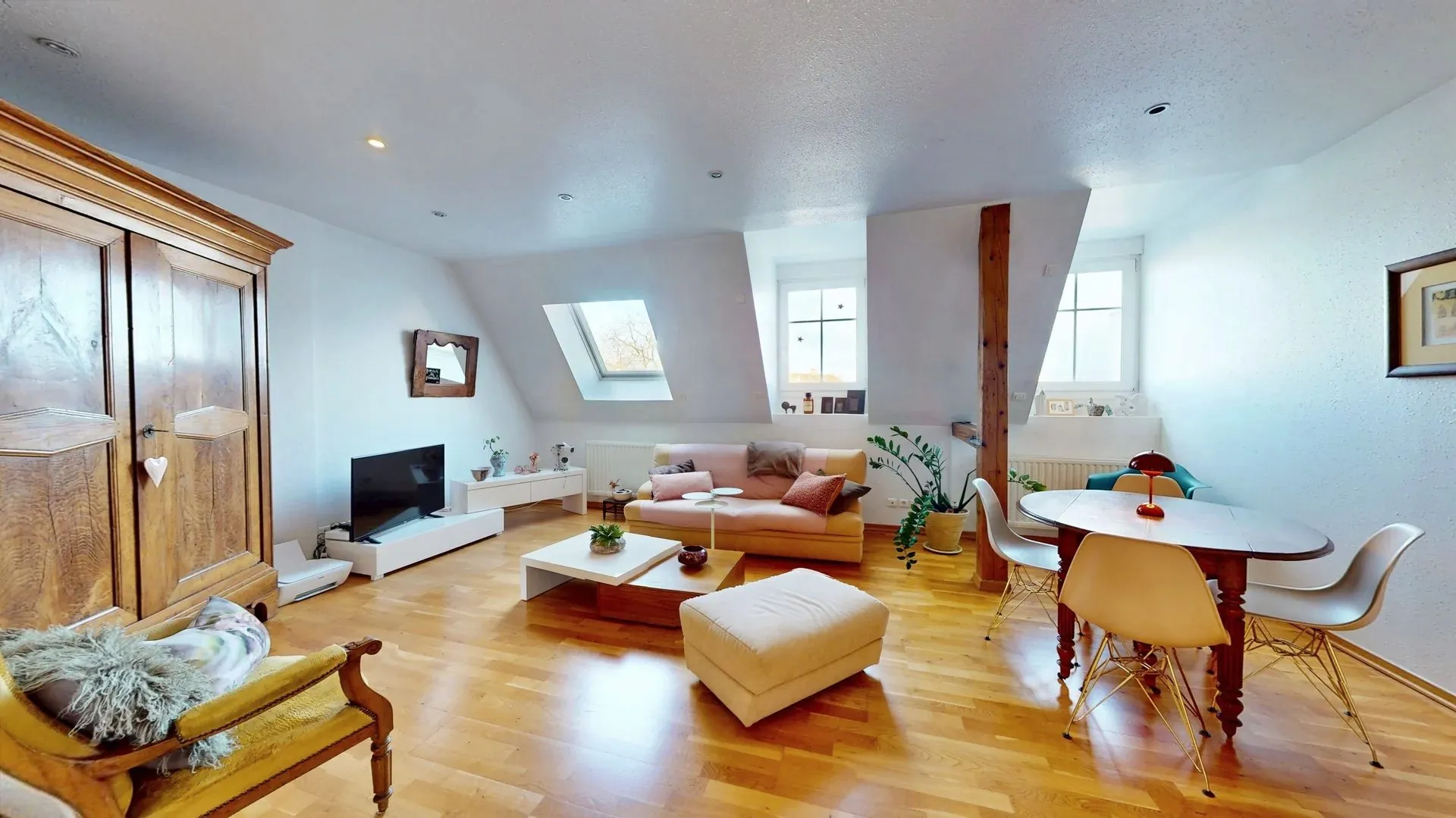 Appartement 3 pièces à Mulhouse, charme et confort au centre historique