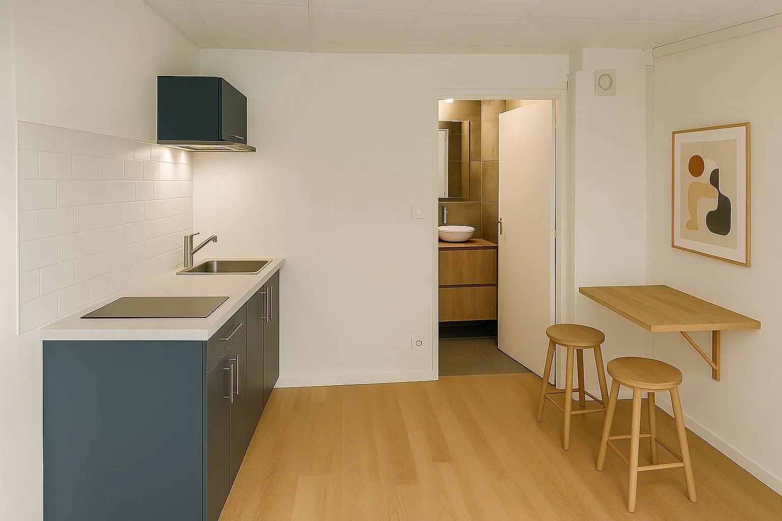 Maison de village T3 entièrement rénovée avec studio à Thézan-lès-Béziers