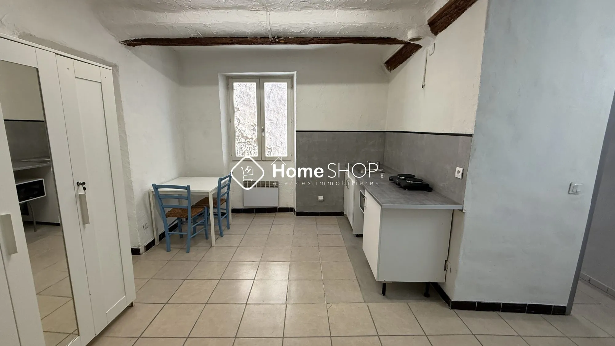 Appartement T1 lumineux de 22 m² à Marseille - Idéal investisseur
