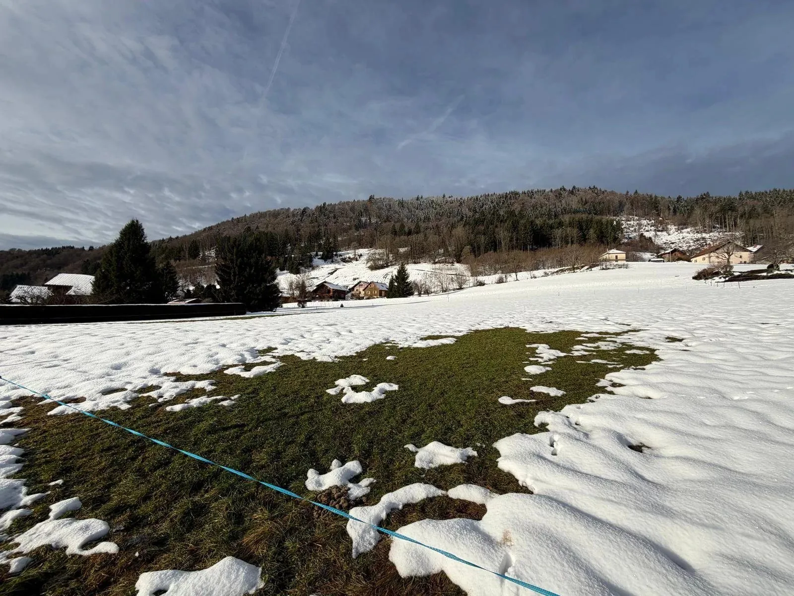 Terrain agricole à vendre de 3 678 m² à Habère-Poche, secteur calme et constructible