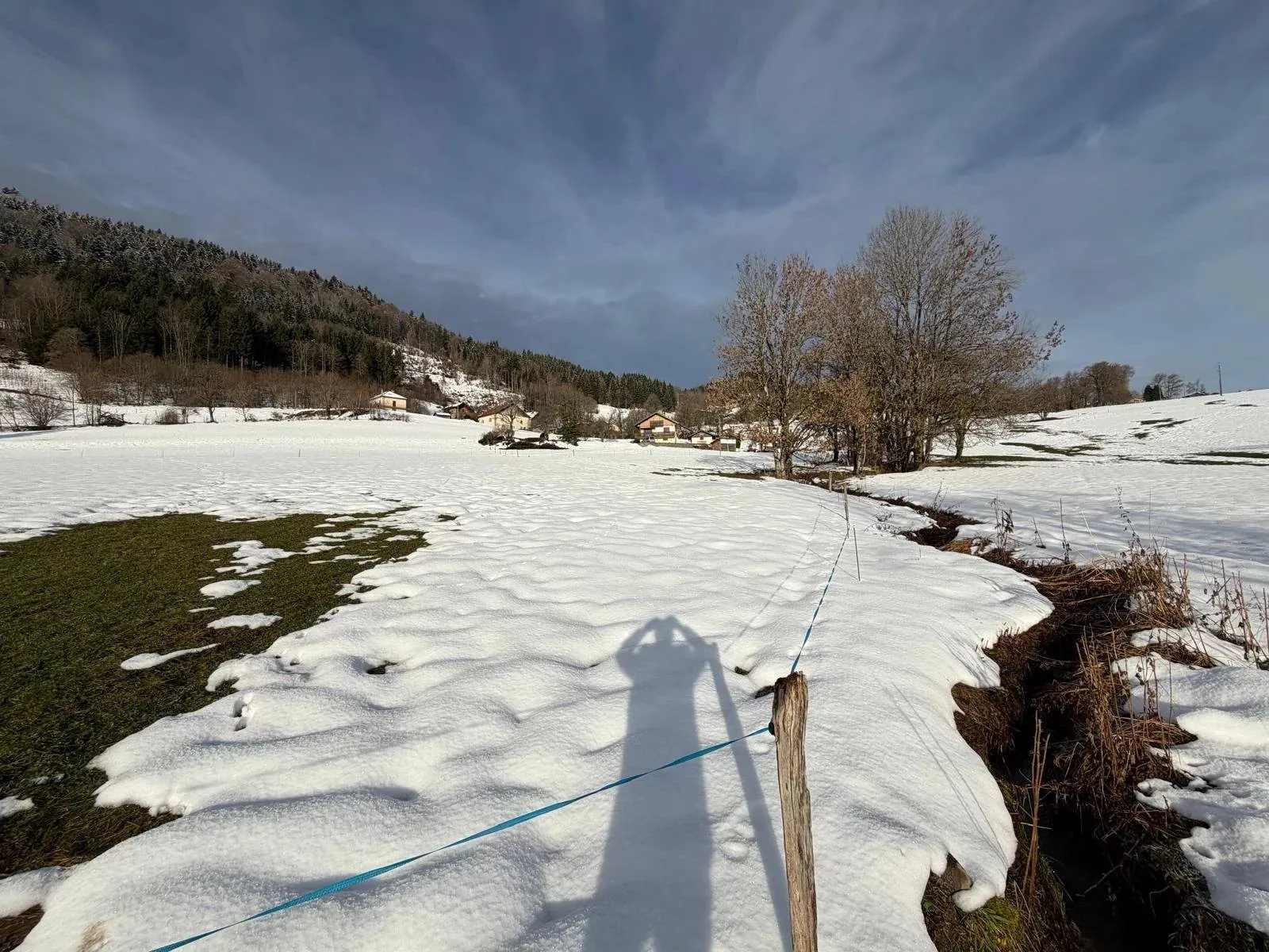 Terrain agricole à vendre de 3 678 m² à Habère-Poche, secteur calme et constructible 