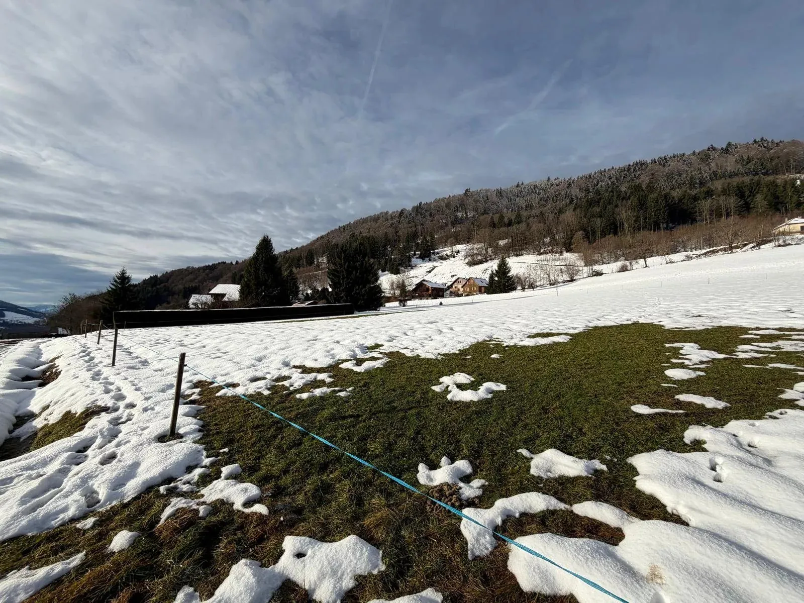 Terrain agricole à vendre de 3 678 m² à Habère-Poche, secteur calme et constructible 