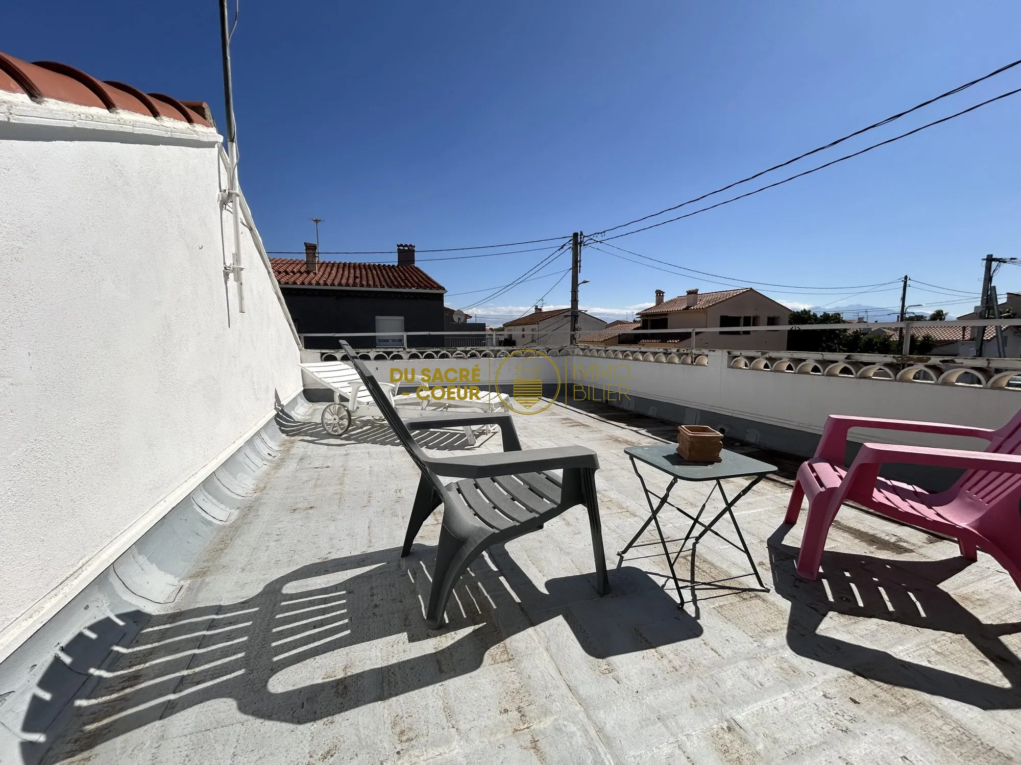 Charmante maison T4 à Perpignan avec jardin, terrasse sud et garage dans quartier calme