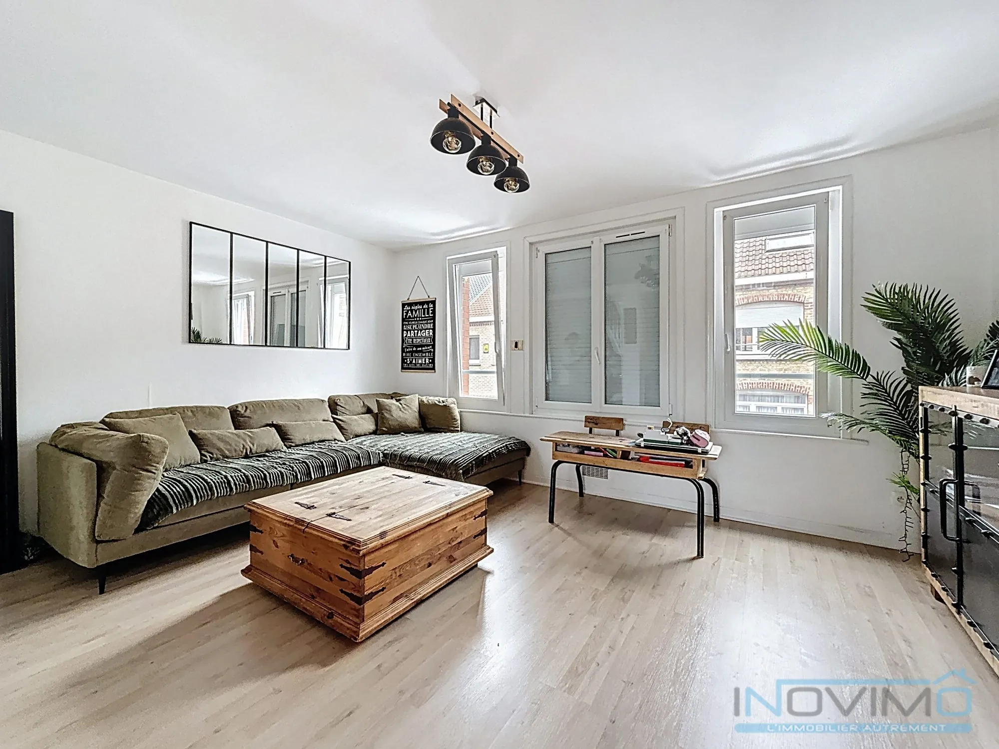 A vendre maison mitoyenne à Coudekerque-Branche avec jardin et garage